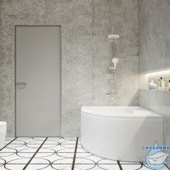 Акриловая ванна Тритон Мари 170х110 R с каркасом