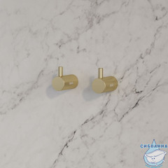 Комплект  одинарных крючков, сплав металлов, Petite, матовое золото, IDDIS, PET2G02i41