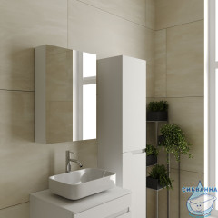 Зеркальный шкаф Viant Куба 50 белый VKUB50-ZSH