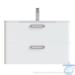 Тумба подвесная, белая, 80 см, Brick,  IDDIS, BRI80W0i95. Подходит умывальник: 0108000i28