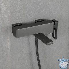 Смеситель для ванны Gappo G3217-9 с аксессуарами (оружейная сталь)