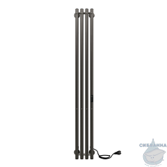 Полотенцесушитель электрический Indigo Style (с таймером) 18х120 оружейная сталь  (с возможностью скрытого подключения, подключение R/L)