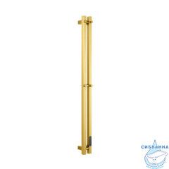 Полотенцесушитель электрический Raglo R350 9х120 (с возможностью скрытого подключения, подключение справа) (сатин золотой)