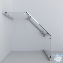 Душевое ограждение Vincea Stresa 90x90 профиль хром, стекло прозрачное VSP-1S900CL