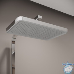 Смеситель с верхним душем с управлением Push Control, Slide, IDDIS, SLISBBTi06