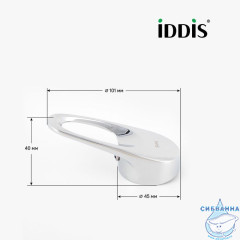 Ручка для смесителя, 35 мм, хром, IDDIS, 99435C49SM