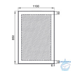 Зеркало Aquanet Алассио 110х85 196639