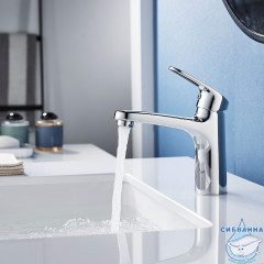 Смеситель для раковины Rossinka RS45-11 (без донного клапана) (хром)