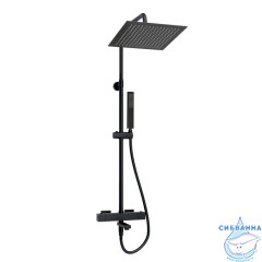 Душевая система Wasserkraft 230 1 режим A299.162.218.BM Thermo (черный матовый)