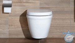 Унитаз подвесной безободковый Kale Idea с ультратонким сиденьем Soft Close (микролифт) 7112536400+7011872900