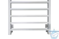 Полотенцесушитель электрический Санприз Квадро П8 50х80 (белый матовый) (подключение универсальное)