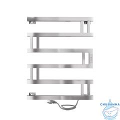 Полотенцесушитель электрический Indigo Muza (с таймером) 50х60 хром (с возможностью скрытого подключения, подключение R)