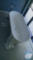 Ванна из литьевого мрамора New Line Sanitary Эдем 170х80 (с переливом)