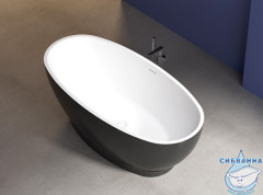 Акриловая ванна ABBER 165х80 AB9207MB (черный матовый)