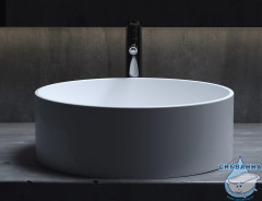 Раковина на столешницу 45 см Salini Armonia (материал sapirit, белый глянцевый)