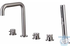 Смеситель для ванны на борт Allen Brau Priority 265367 (никель)