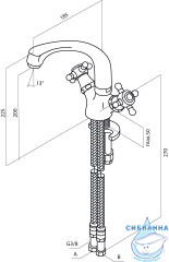 Смеситель для кухни Am.Pm 5 O'Clock F2500000 (хром)
