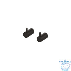 Комплект одинарных крючков, сплав металлов, Petite, черный матовый, IDDIS, PET2SB3i41