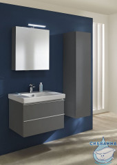 Шкаф-колонна Jacob Delafon Rythmik 35 R EB998-N14 серый антрацит