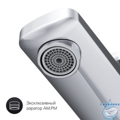Смеситель для раковины AM.PM Gem F90A92200 (с донным клапаном) (хром)