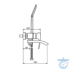 Смеситель для ванны Gappo G3207-3 с аксессуарами (золото)