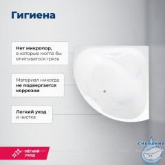 Акриловая ванна Aquanet Vitoria 135x135 с каркасом