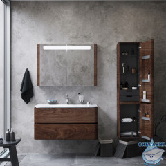 Шкаф пенал Am.Pm Sensation 40 R орех