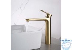 Смеситель для раковины Aquatek Ника AQ1804BG (золото шлифованное)