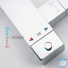 Встраиваемый смеситель с гигиеническим душем Gappo G7207-40 (хром)