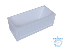 Акриловая ванна Aquatek Мия 170х75 (слив по центру) с каркасом