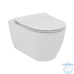 Унитаз подвесной безободковый со смывом торнадо Ideal Standard  I life O с сиденьем Soft Close (микролифт)