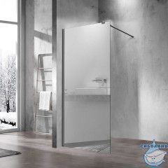 Walk-in Vincea Walk In HS 80 профиль вороненая сталь, стекло зеркальное VSW-1H800MRGM