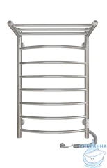 Полотенцесушитель электрический Санприз Классик П8 50Х80 U с полкой (хром) (подключение универсальное)