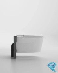 Унитаз подвесной импульсный Allen Brau Smart 4.I1001.20 с сиденьем Soft Close (микролифт) 