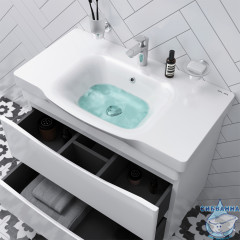 Тумба под раковину Am.Pm Like 80 белый глянец