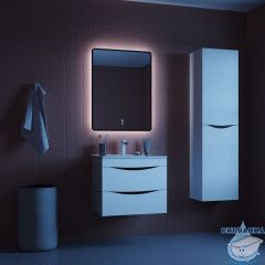 Зеркало Iddis Cloud 60 см, черный CLX60T0i98