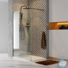 Душевое ограждение Wasserkraft Abens 20W39 Walk in 90 см