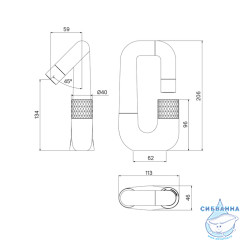 Смеситель для раковины Iddis Twist TWISBBTi01 (хром)