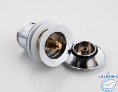 Донный клапан для раковины Frap F60 (хром)