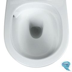 Унитаз подвесной безободковый Calypso CS246UQ-TK с сиденьем Soft Close (микролифт)