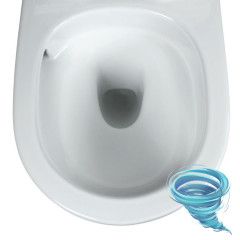 Унитаз подвесной безободковый Calypso CS246UQ-TK с сиденьем Soft Close (микролифт)