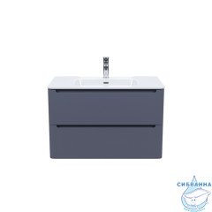 Тумба с умывальником Iddis Edifice 80 см темно-серый EDI80D0i95