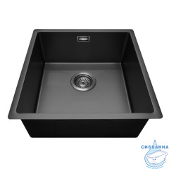Кухонная мойка ABBER Wasser Kreis AF2195MB черная матовая