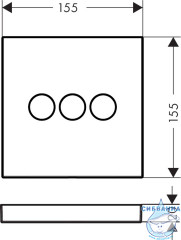 Переключатель для ванны Hansgrohe ShowerSelec 15764700 (белый )