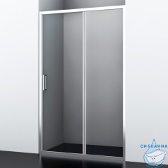 Дверь в нишу Wasserkraft Main 41S13 110 см профиль хром, стекло прозрачное 