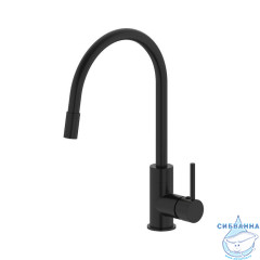 Смеситель для кухни, черный матовый, Kitchen 360, IDDIS, K36BLJ0i05