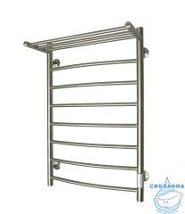 Полотенцесушитель электрический Санприз Классик П8 50Х80 U с полкой (никель)