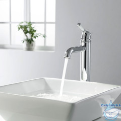 Смеситель для раковины Timo Arisa 5311/00F (без донного клапана) (хром/белый)