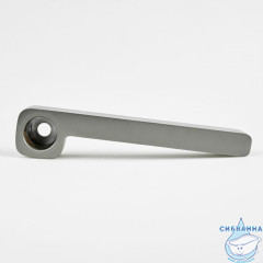 Излив для смесителя, ванна, плоский, латунь, 150 мм, поворотный, в/див, графит, ID, 995F15G2SM