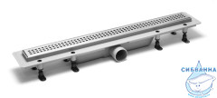 Дренажный трап для душа Plastbrno Design1 SZA1850 85 см с решеткой (нержавеющая сталь) 